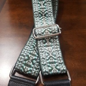Rebecca Minkoff Jacquard Adjustable Guitar Strap